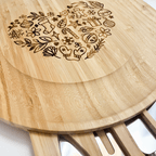 Christmas Heart Charcuterie Board
