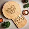 Christmas Heart Charcuterie Board