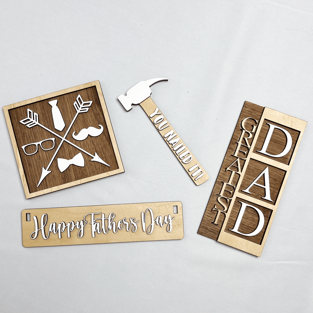 Father's Day Shelf Crate Insert