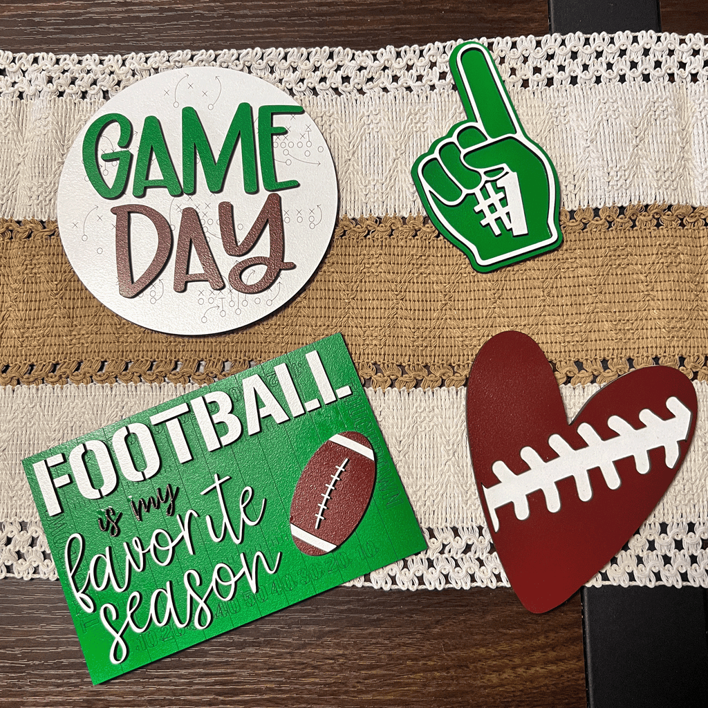 Football Tier Tray Decor