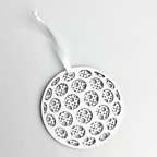 Rattan Golf Ball Ornament