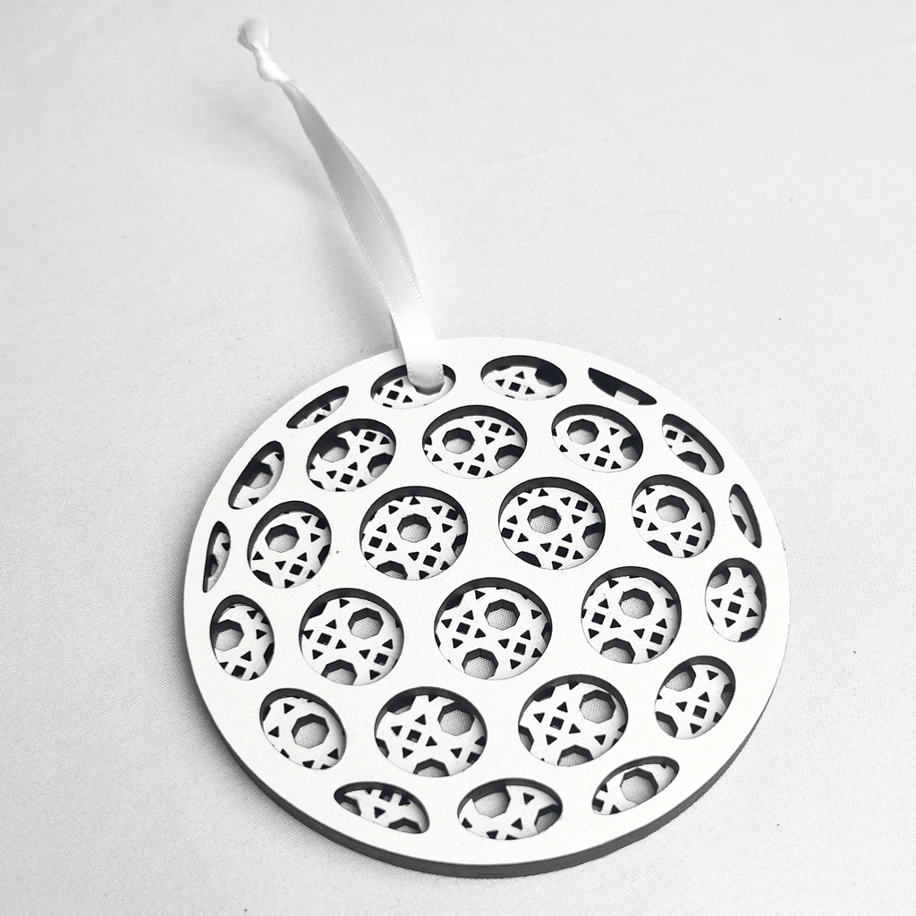 Rattan Golf Ball Ornament