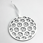 Rattan Golf Ball Ornament