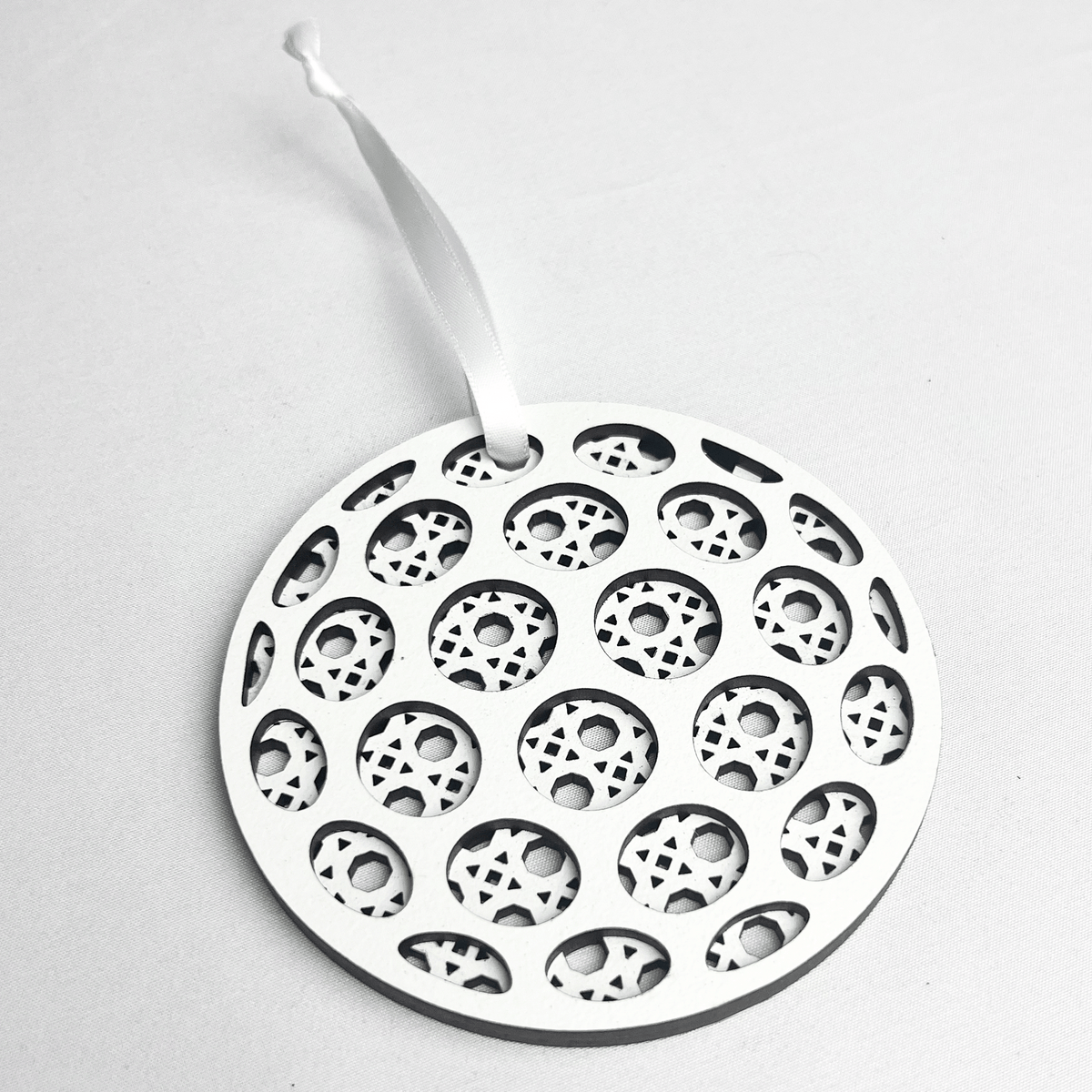 Rattan Golf Ball Ornament