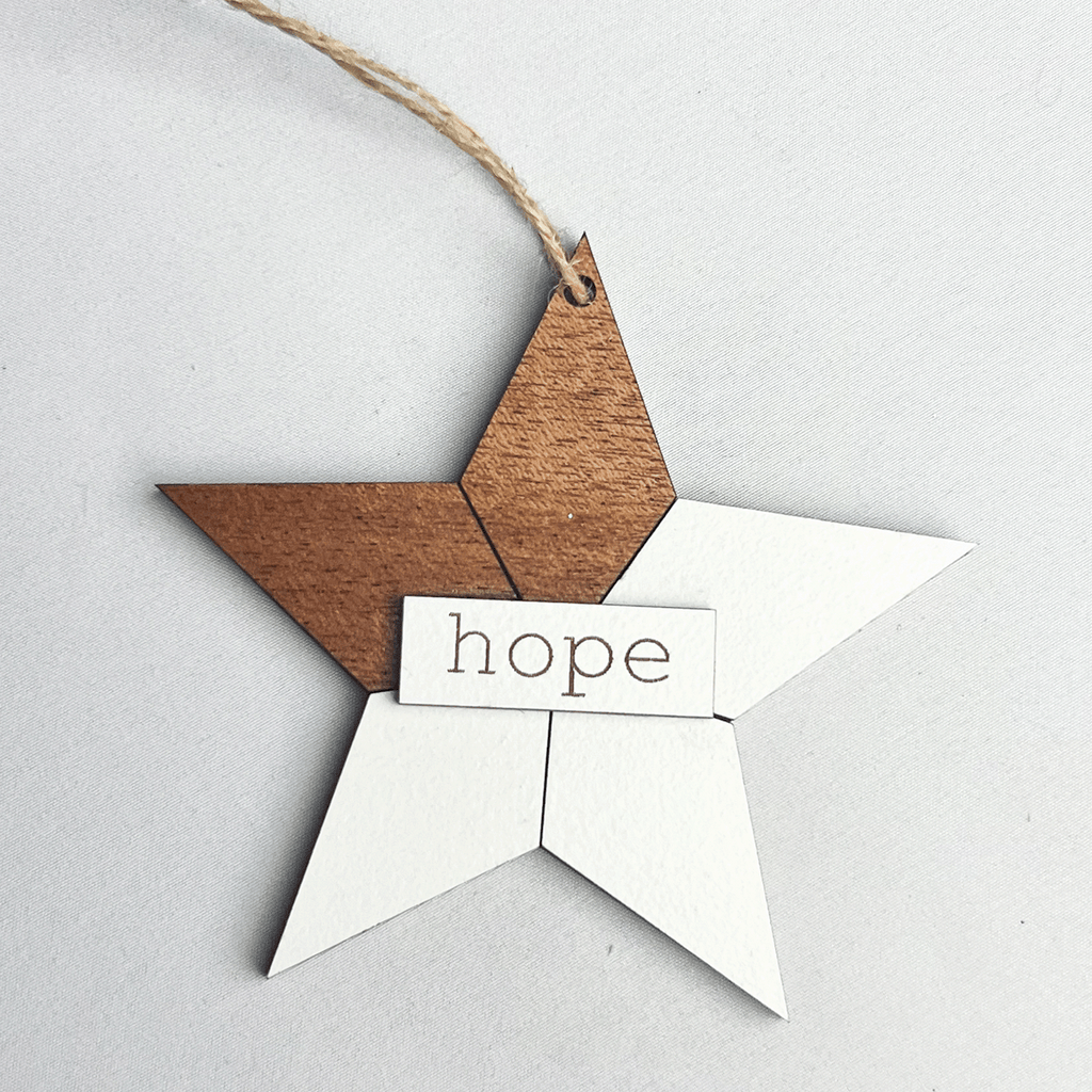 Quilted Star Ornament