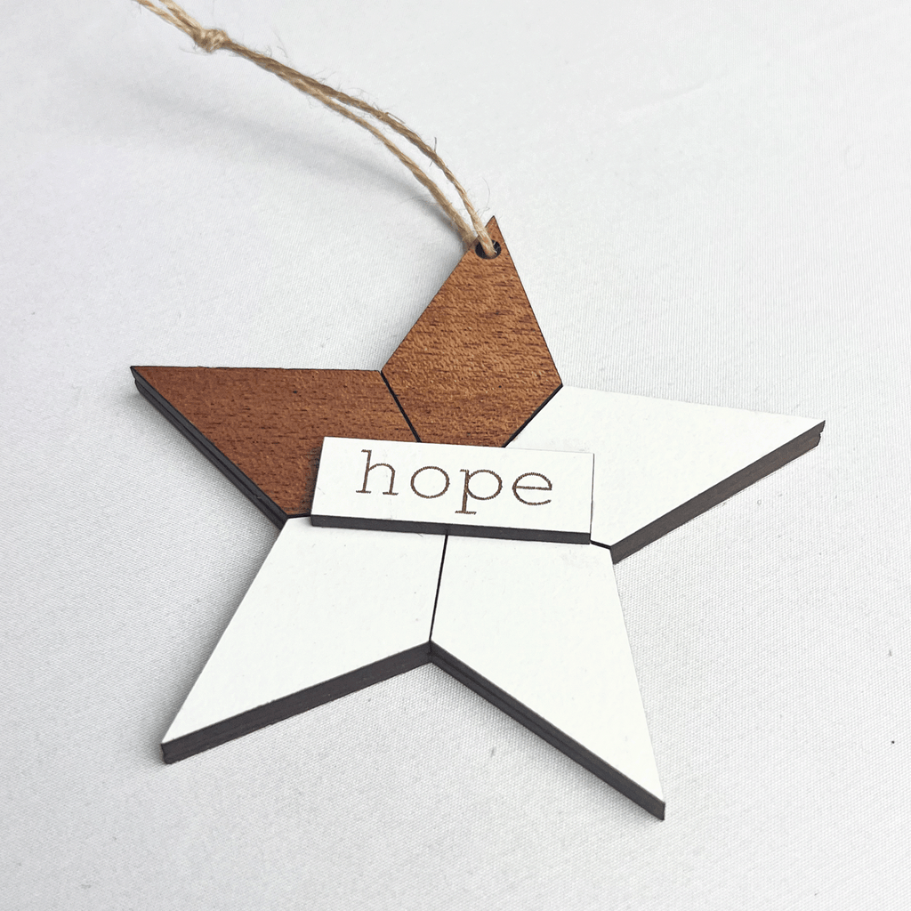 Quilted Star Ornament