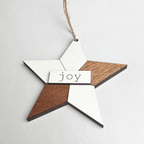 Quilted Star Ornament