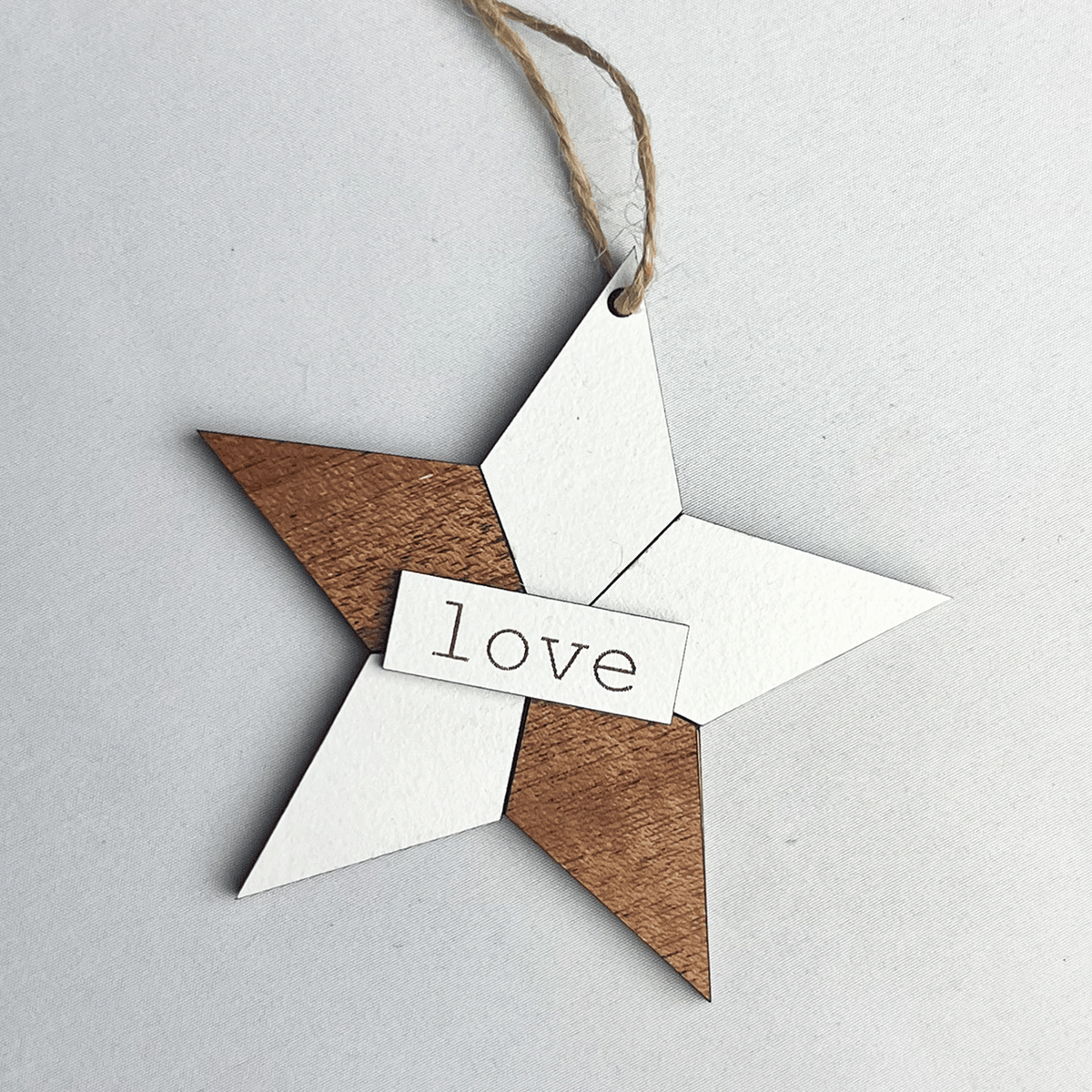 Quilted Star Ornament