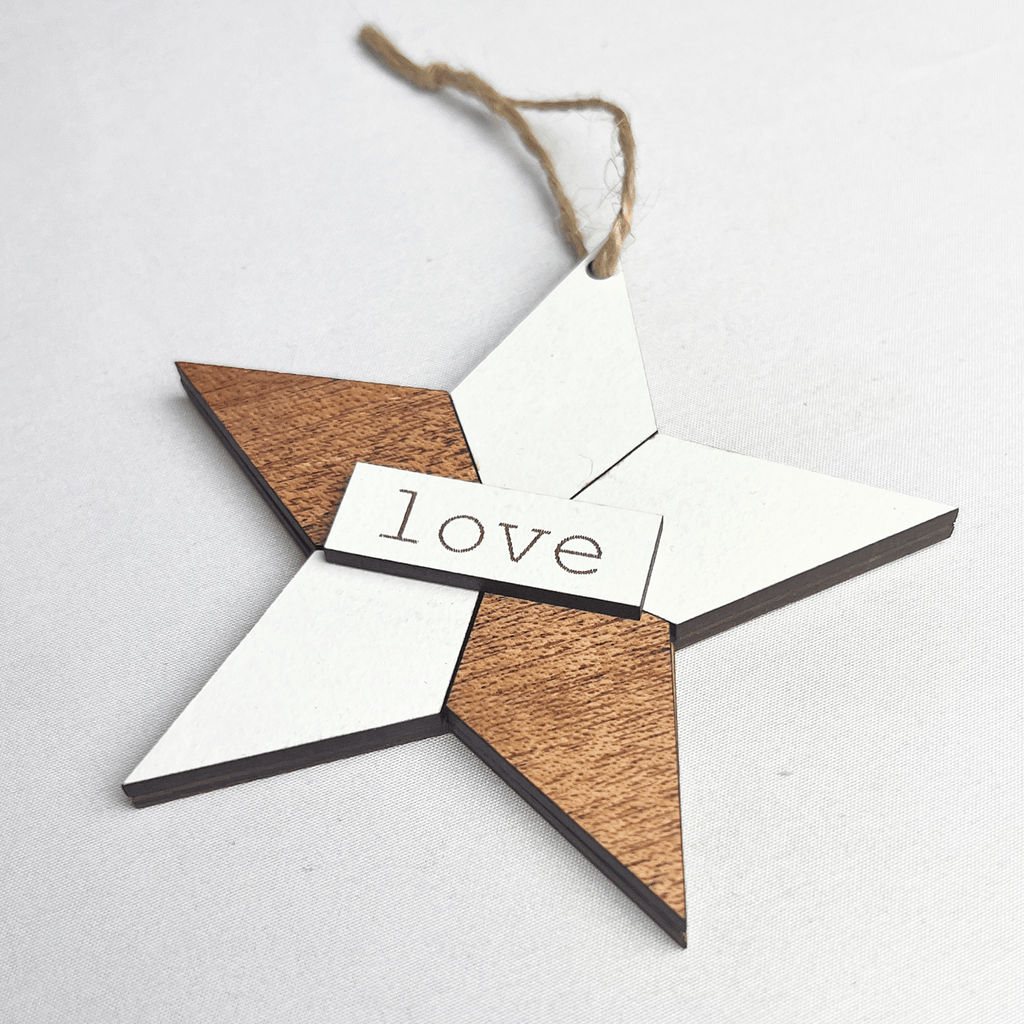 Quilted Star Ornament