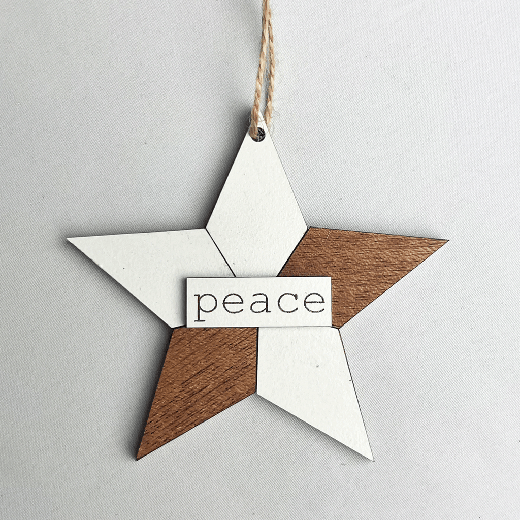 Quilted Star Ornament