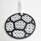 Rattan Soccer Ball Ornament
