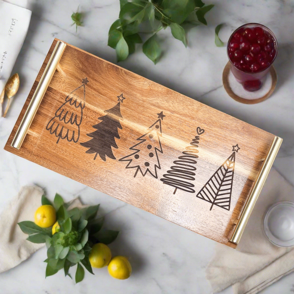 Christmas Tree Serving Tray