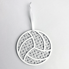 Rattan Volleyball Ornament