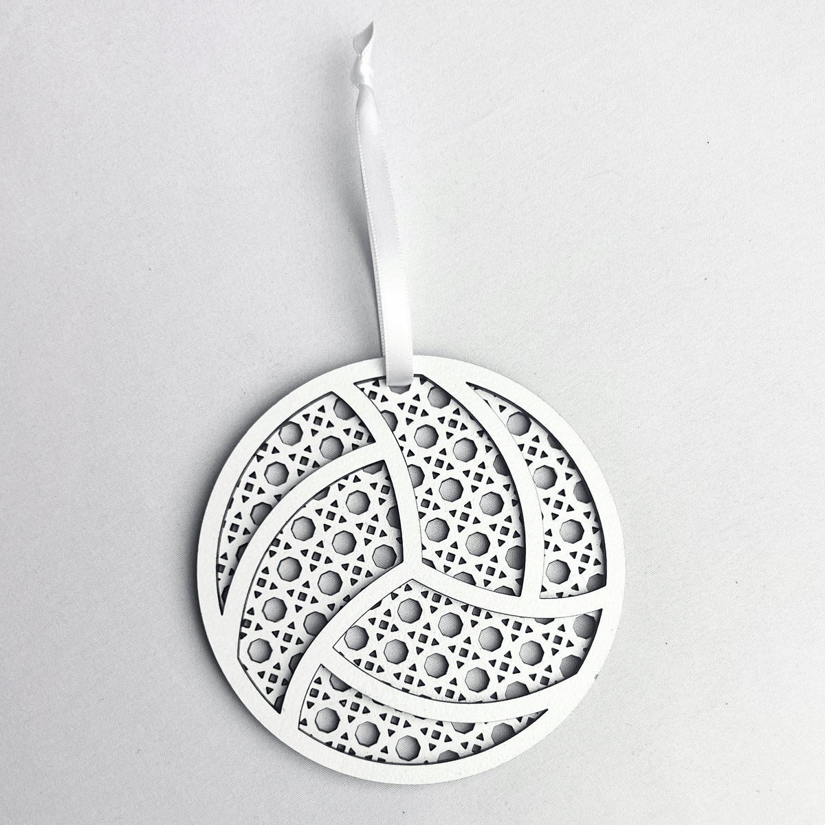 Rattan Volleyball Ornament