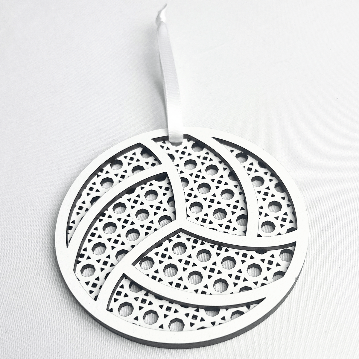 Rattan Volleyball Ornament