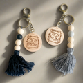 Boy Mom Tassel Keychain