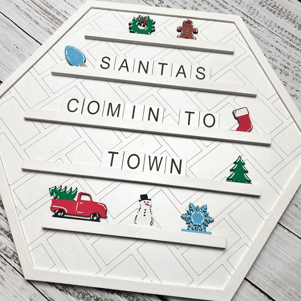 Christmas Letter Board Shapes
