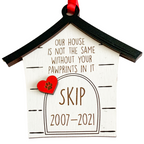 Dog House Memorial Ornament