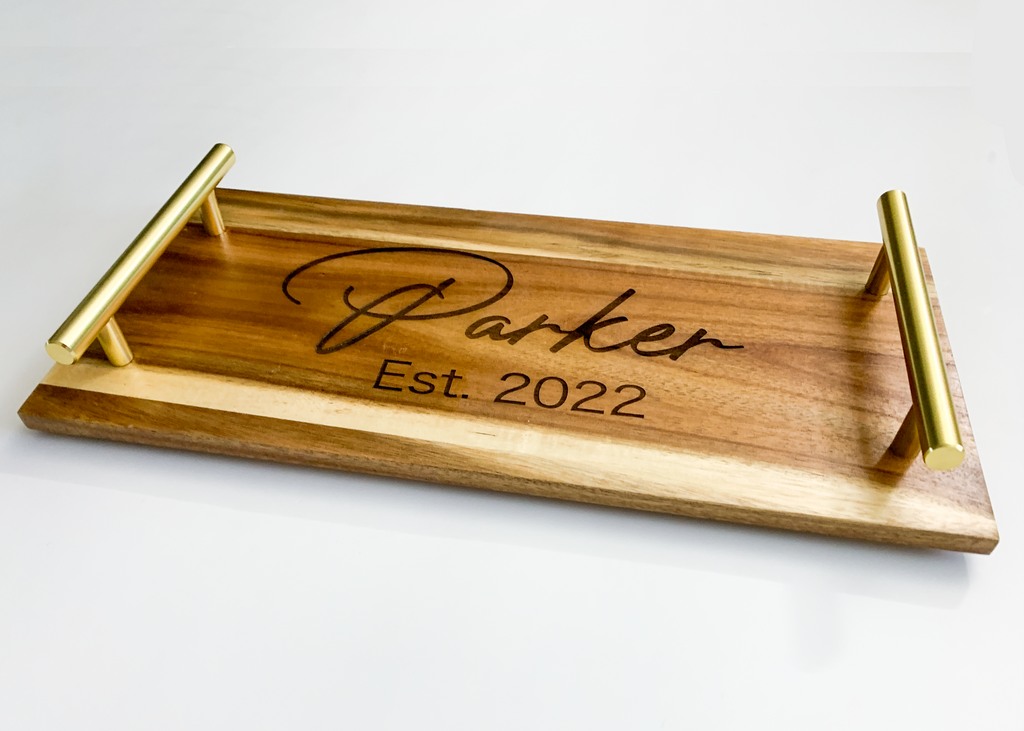 Family Name Serving Tray
