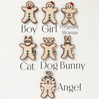 Gingerbread Family Ornament