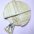 Heart Initial Charcuterie Board