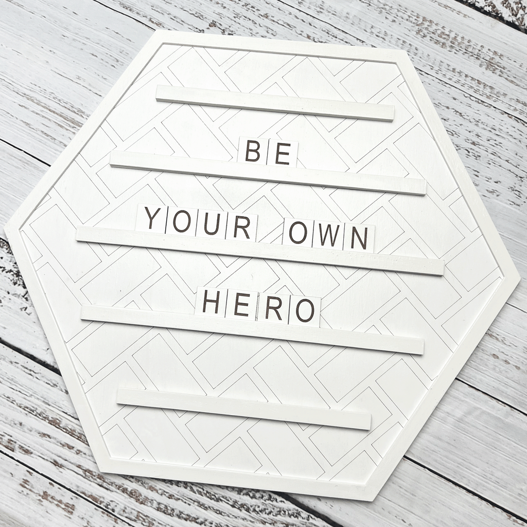 Hexagon Letter Board