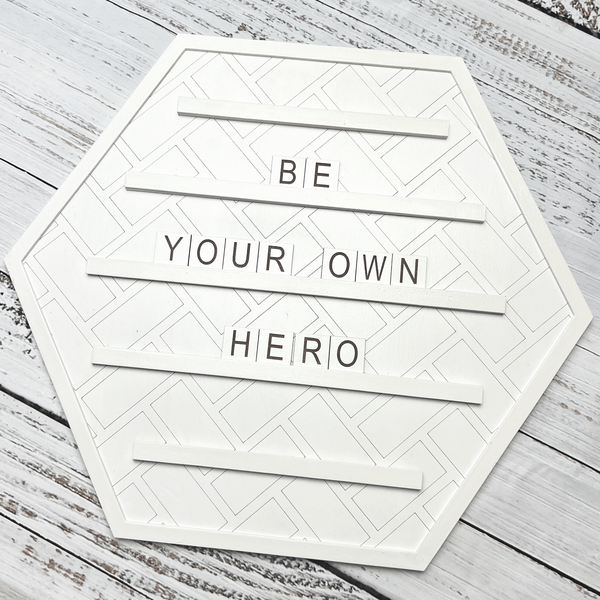 Hexagon Letter Board