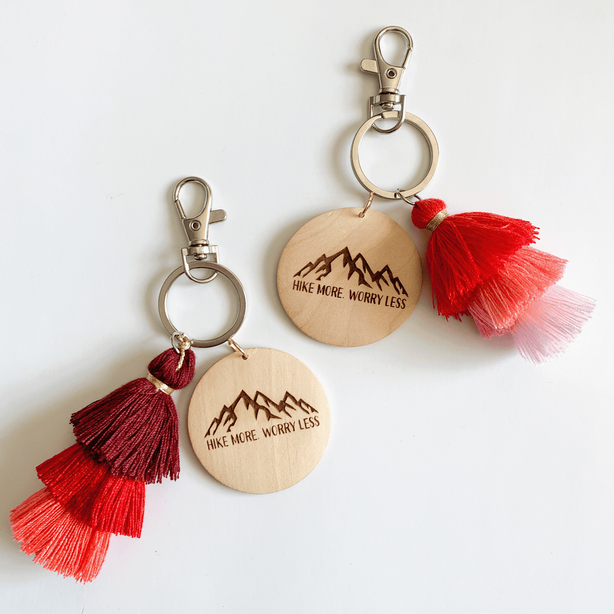 Hike More Jellyfish Tassel Keychain