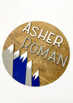 Mountain Name Sign