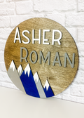 Mountain Name Sign