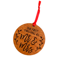 First Christmas as Mr & Mrs Ornament