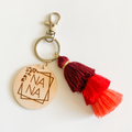 Nana Jellyfish Tassel Keychain