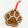 Paw Print Ornament