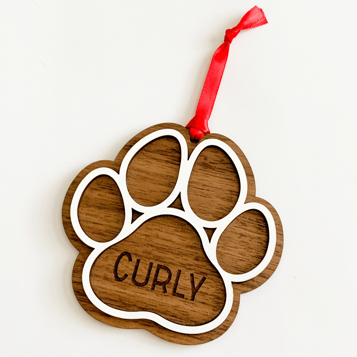 Paw Print Ornament