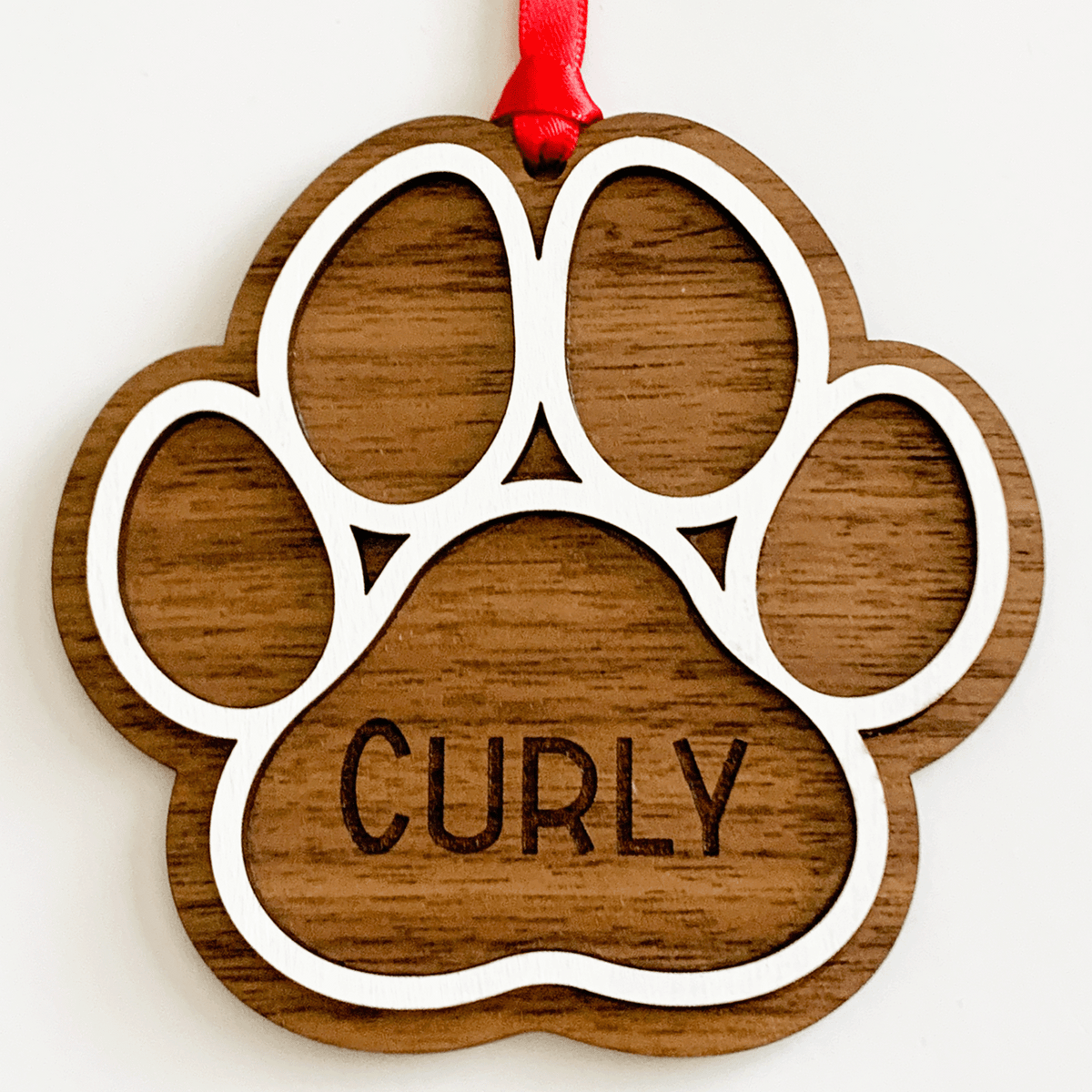 Paw Print Ornament