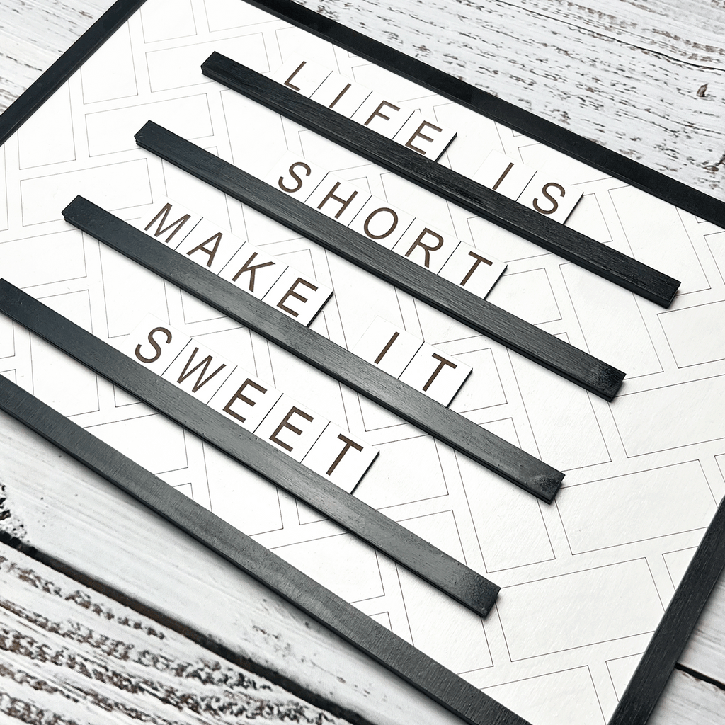 Rectangle Letter Board