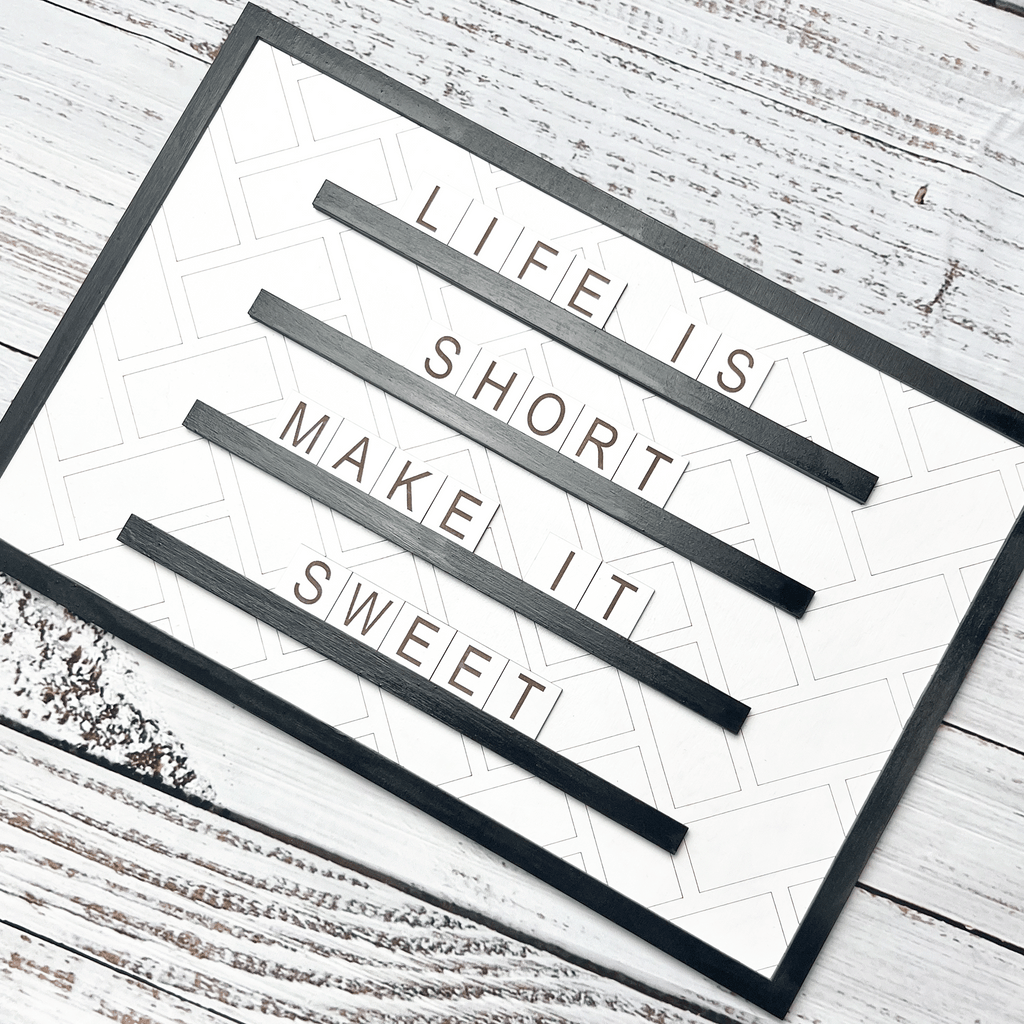 Rectangle Letter Board
