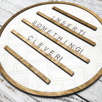 Round Letter Board