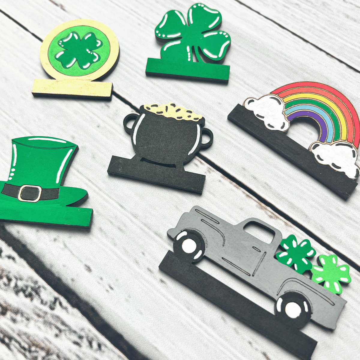 St Patrick's Day Letter Board Shapes