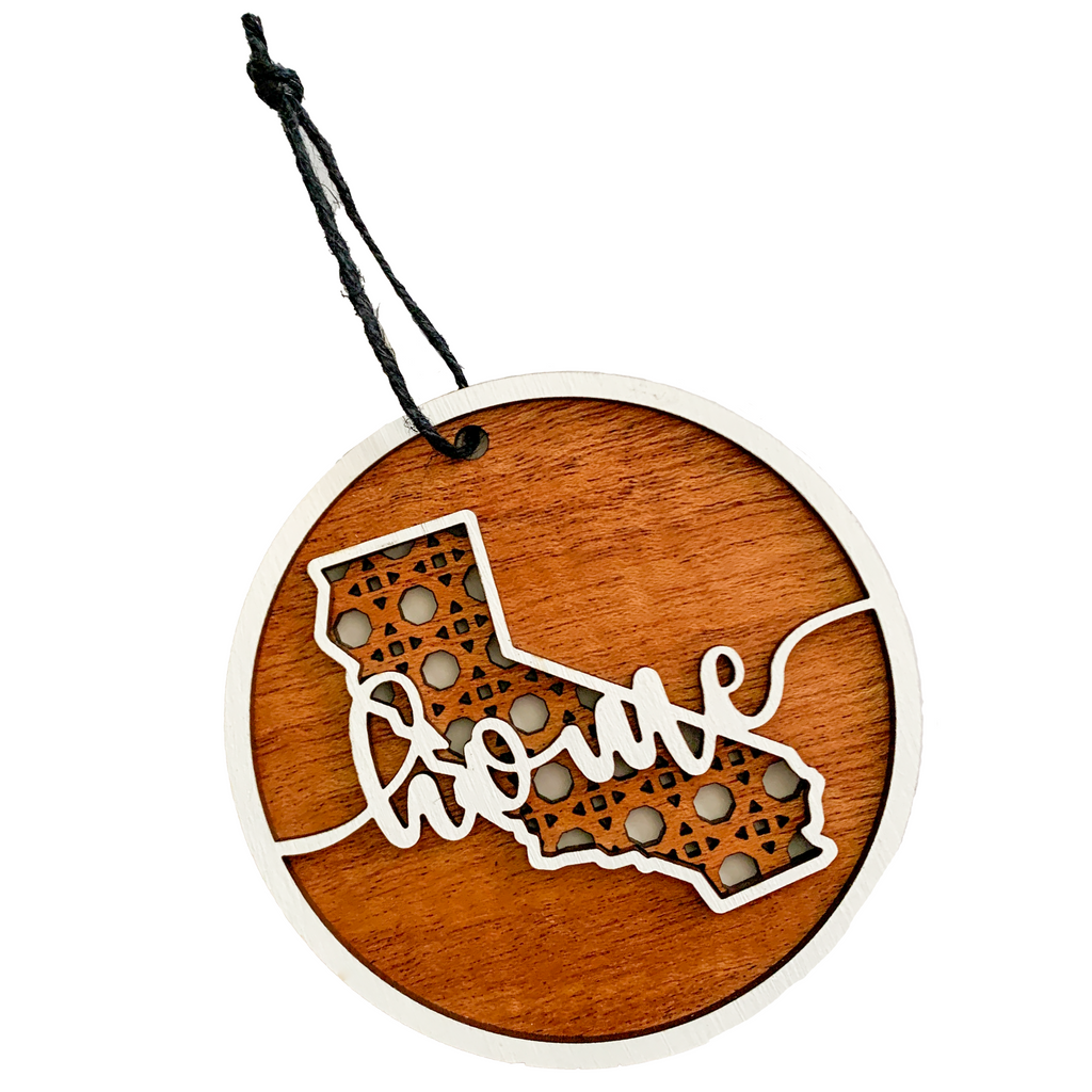 Rattan State Ornament